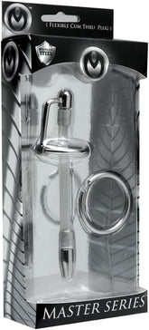 Master Series Inertia Flexible Cum Thru Penis Plug Penis Plugs